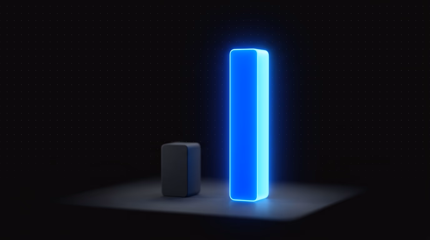 Comparison graph of manual versus AI-driven ad output