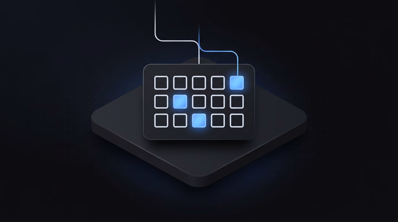 structured grid representing multiple ad variations