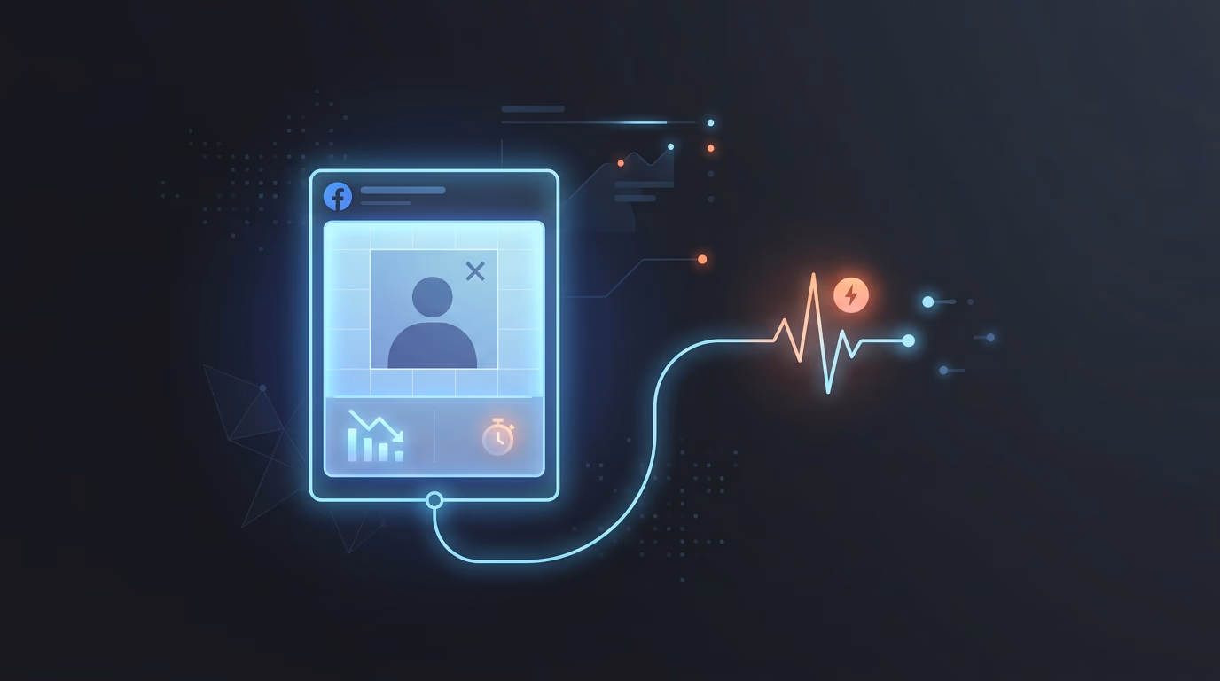 Single creative asset connected to reporting metrics