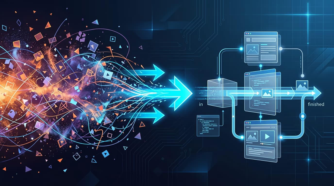 Deterministic pipeline turning chaos into structured campaign flow