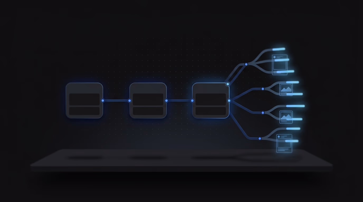 Workflow de déploiement structuré avec variantes organisées