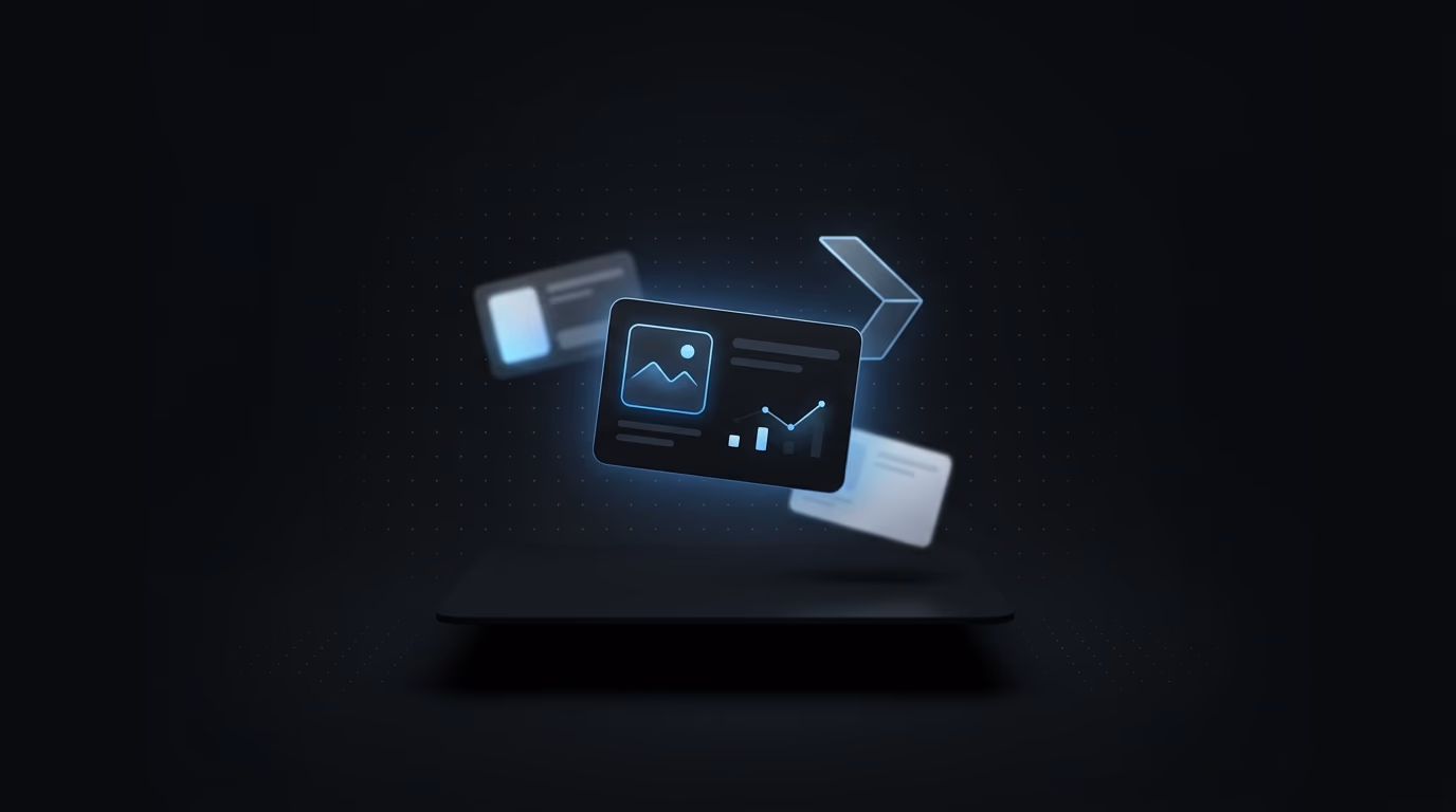 publicités dispersées sans structure représentant une recherche désorganisée