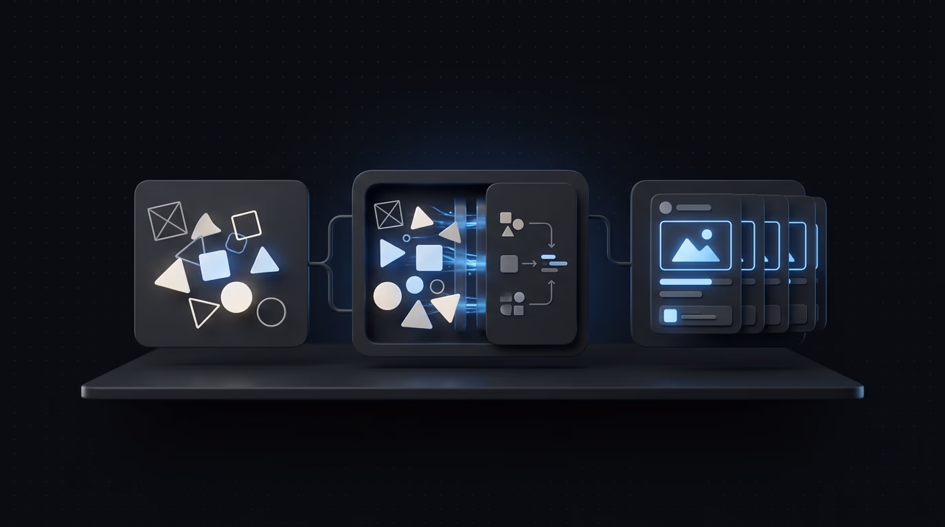 structured pipeline turning inputs into outputs