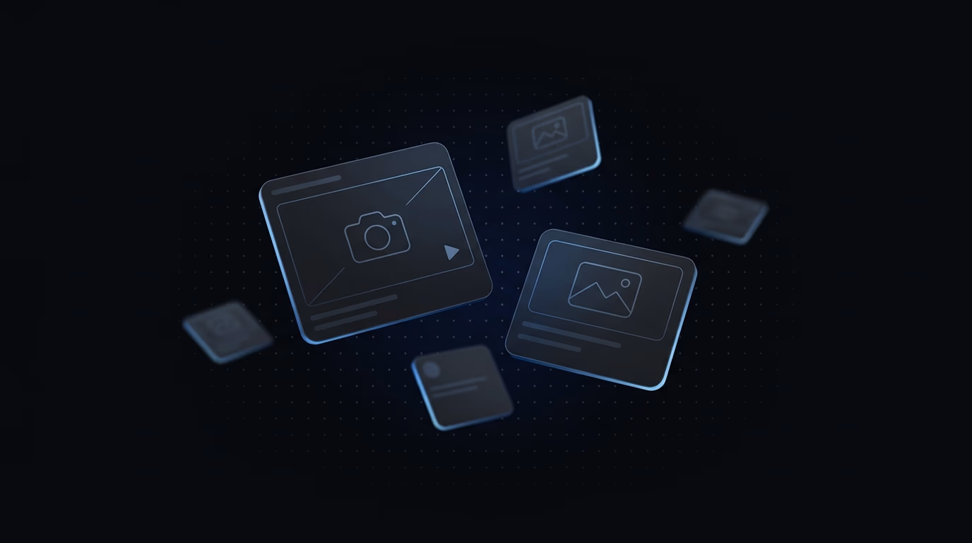 fragmented ad tiles representing competitor ad discovery