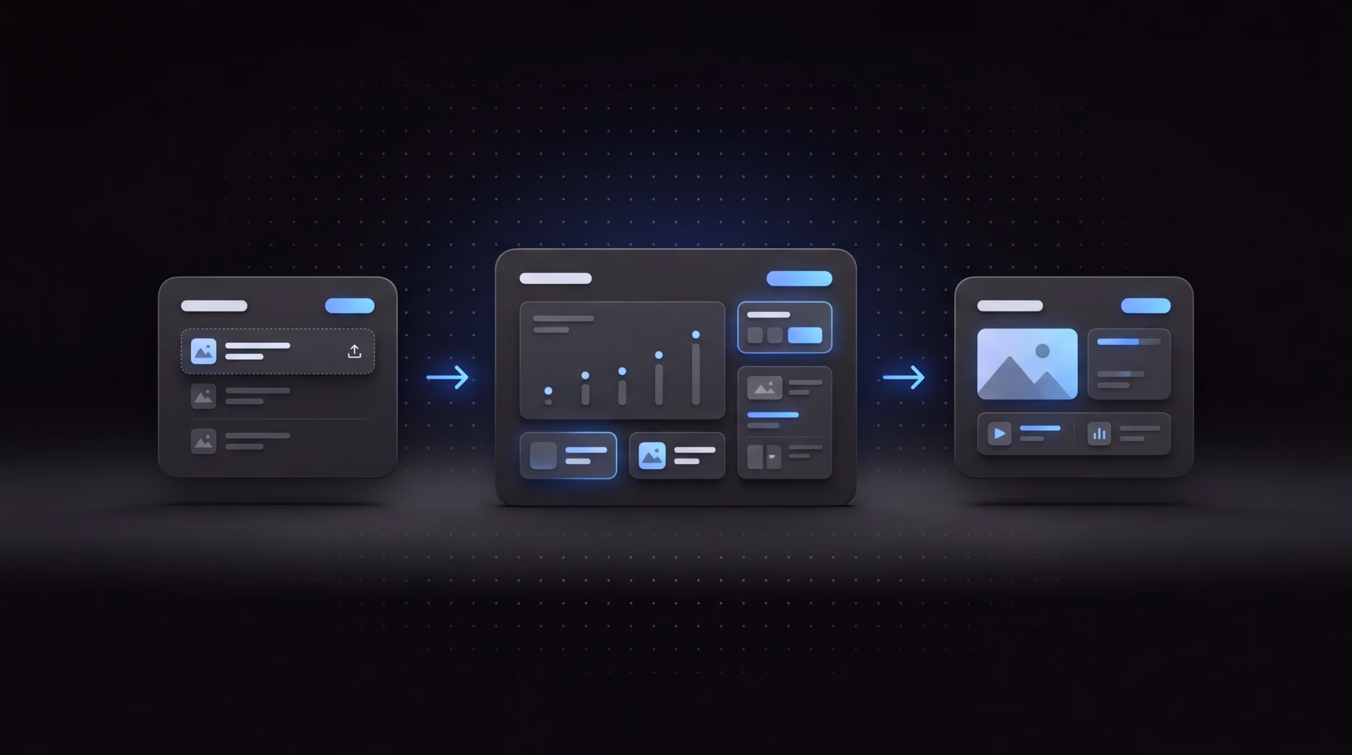 structured pipeline showing ads flowing faster through a system