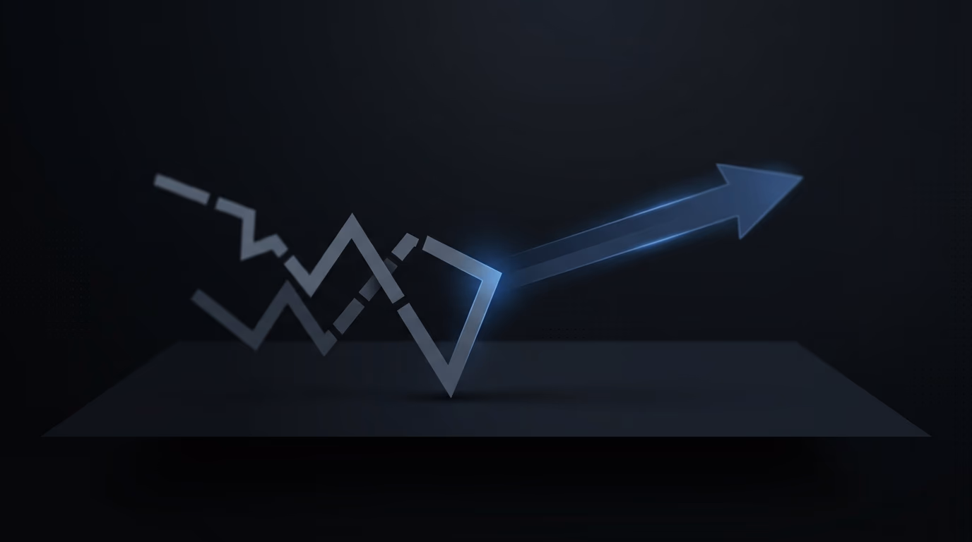 Abstract representation of manual workflow friction versus automated flow