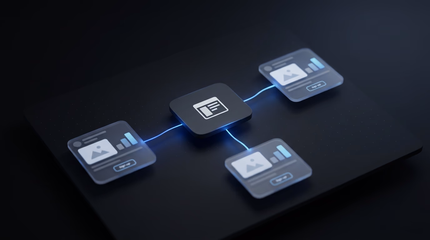 automated system mapping ads to landing pages at scale