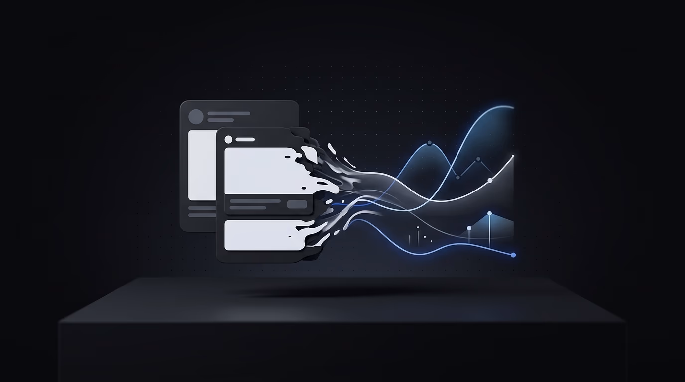 static ads turning into predictive AI patterns