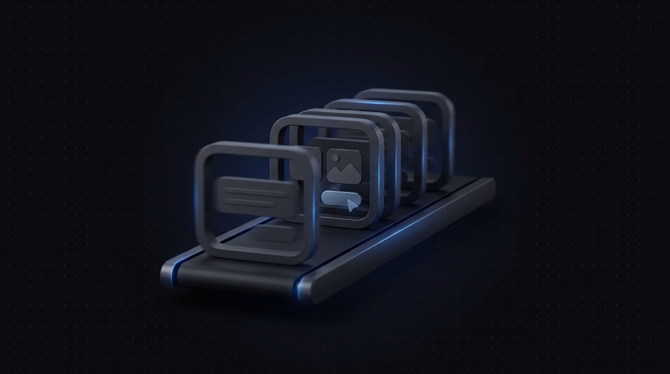 abstract creative testing velocity visualization